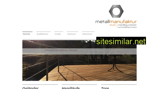 metallmanufaktur-reuter.de alternative sites