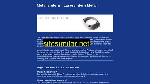 metallsintern.de alternative sites