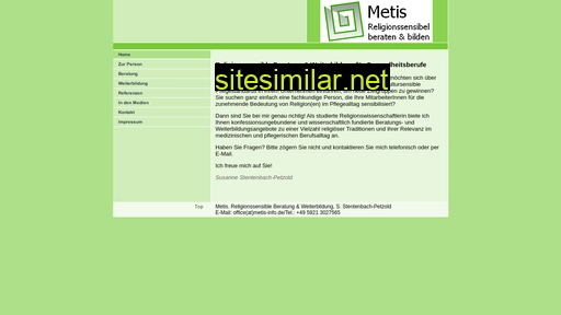 Metis-info similar sites