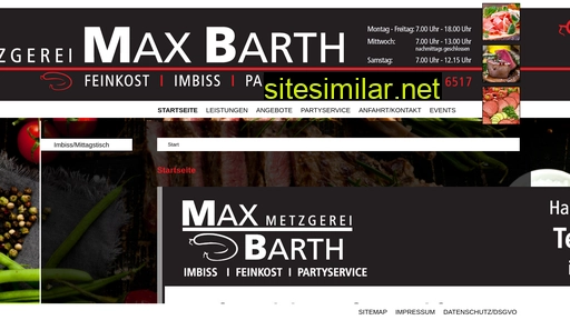 metzgerei-barth.de alternative sites