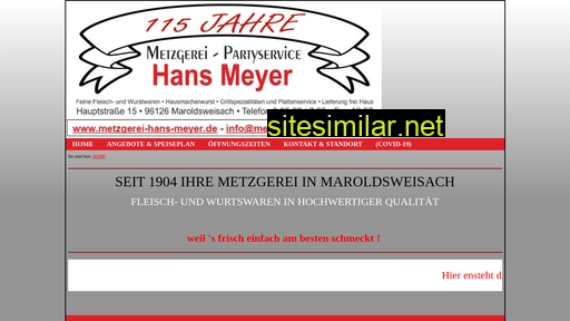 metzgerei-hans-meyer.de alternative sites