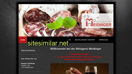 metzgerei-meidinger.de alternative sites