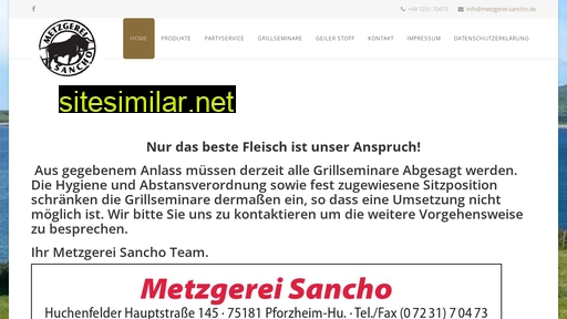 metzgerei-sancho.de alternative sites
