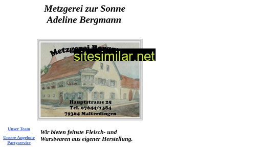 Metzgereibergmann similar sites