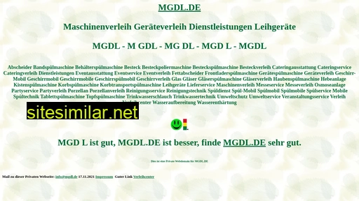 mgdl.de alternative sites