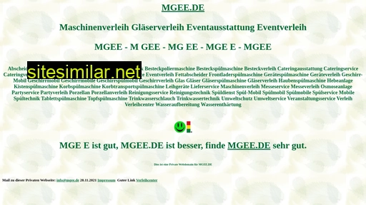 mgee.de alternative sites