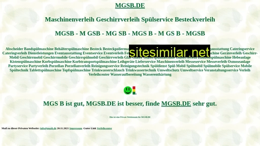 mgsb.de alternative sites