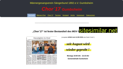 mgvgumbsheim.de alternative sites