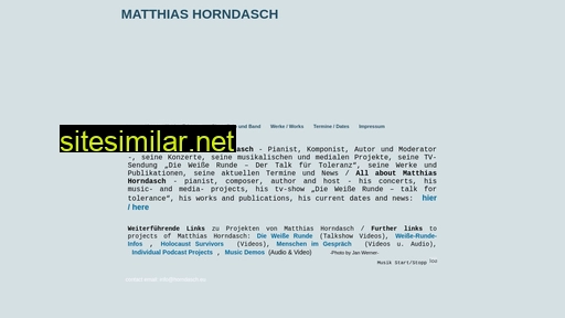 mhorndasch.de alternative sites