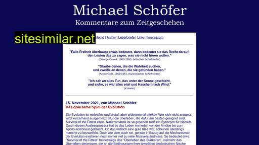 Michael-schoefer similar sites