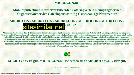 microcon.de alternative sites