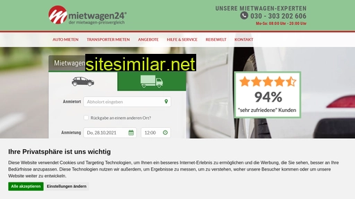Mietwagen24 similar sites