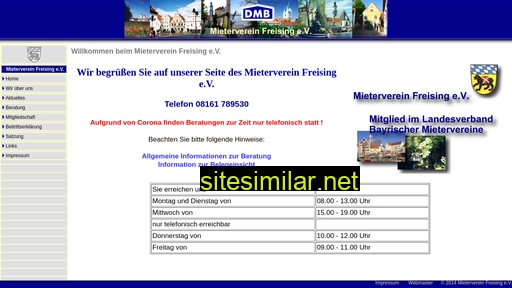 mieterverein-freising.de alternative sites