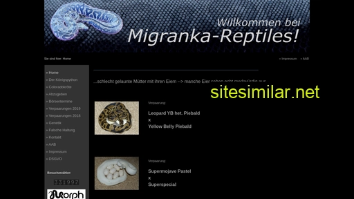 migranka-reptiles.de alternative sites