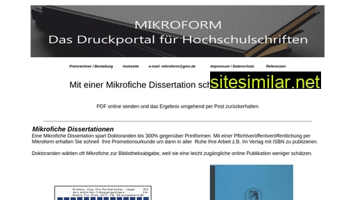 mikroform.de alternative sites