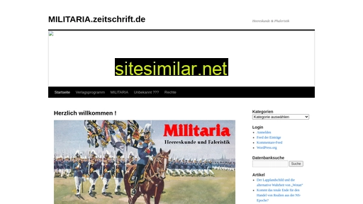 militaria-zeitschrift.de alternative sites