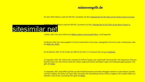 mimosengelb.de alternative sites