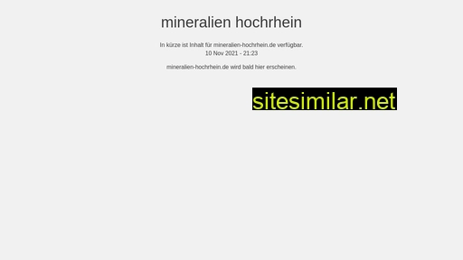 mineralien-hochrhein.de alternative sites