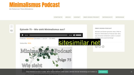 Minimalismus-podcast similar sites