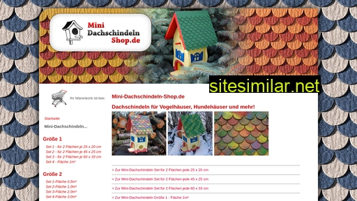 Mini-dachschindeln-shop similar sites