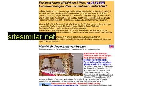mittelrhein-ferienwohnung.de alternative sites