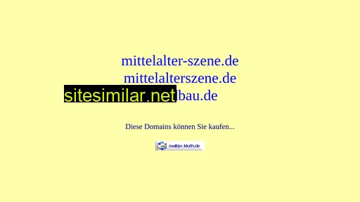 mittelalter-szene.de alternative sites