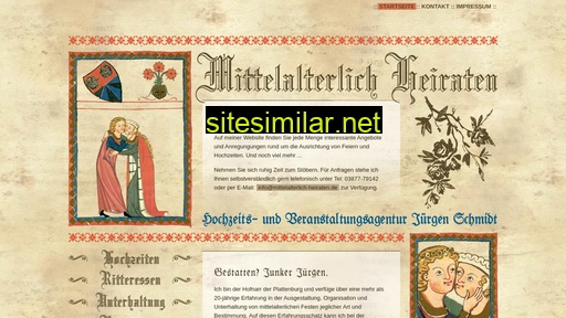 Mittelalterlich-heiraten similar sites