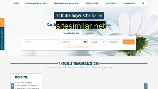 mittelbayerische-trauer.de alternative sites