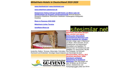 Mittelrhein-hotels similar sites
