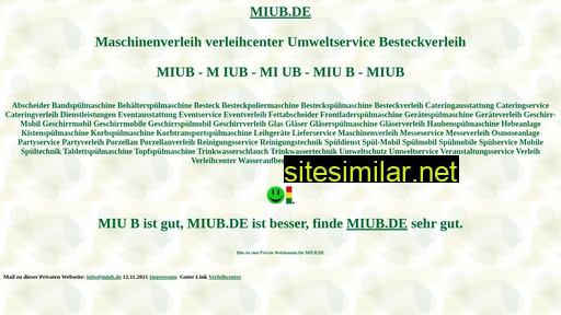 miub.de alternative sites