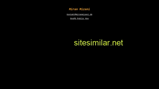 mizani.de alternative sites