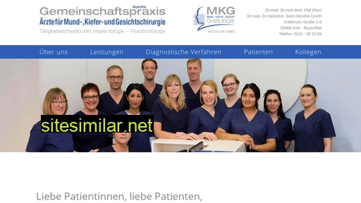 mkg-chirurgie-bayenthal.de alternative sites