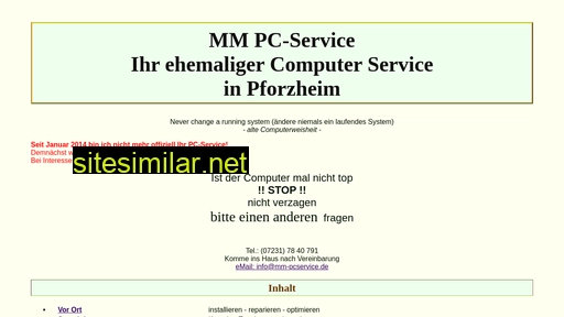 Mm-pcservice similar sites