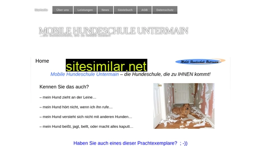 mobile-hundeschule-untermain.de alternative sites
