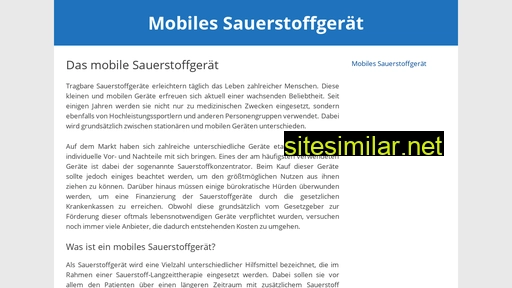 mobilessauerstoffgeraet.de alternative sites