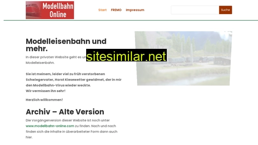 Modellbahn-online similar sites