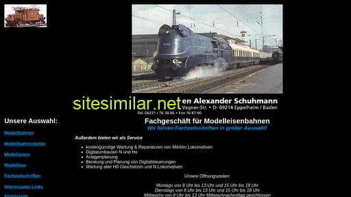 modellbahn-schuhmann.de alternative sites