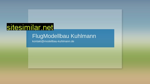 Modellbau-kuhlmann similar sites