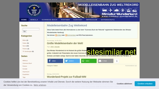 Modelleisenbahn-zug-weltrekord similar sites