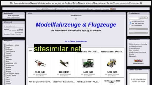 modellfahrzeuge-flugzeuge.de alternative sites