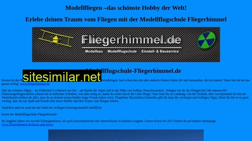 modellflugschule-fliegerhimmel.de alternative sites