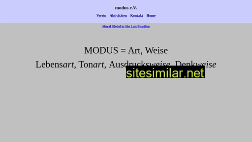 Modus-ev similar sites