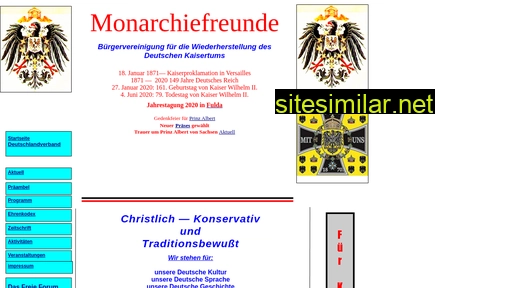 Monarchiefreunde similar sites