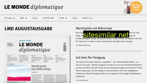 monde-diplomatique.de alternative sites