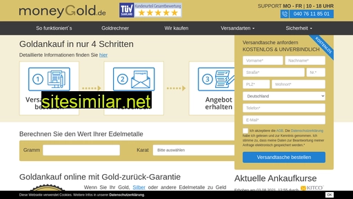 moneygold.de alternative sites