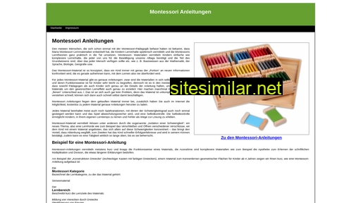 montessori-anleitungen.de alternative sites