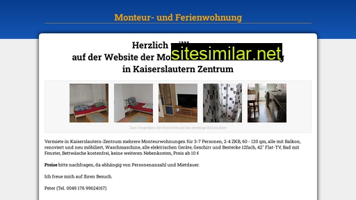 Monteurwohnung-kaiserslautern similar sites