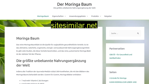 moringa-baum.de alternative sites