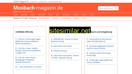 mosbach-magazin.de alternative sites