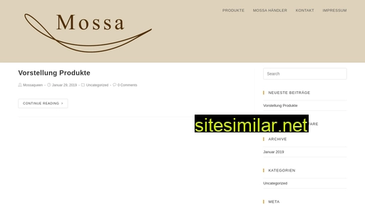 mossa-manufaktur.de alternative sites